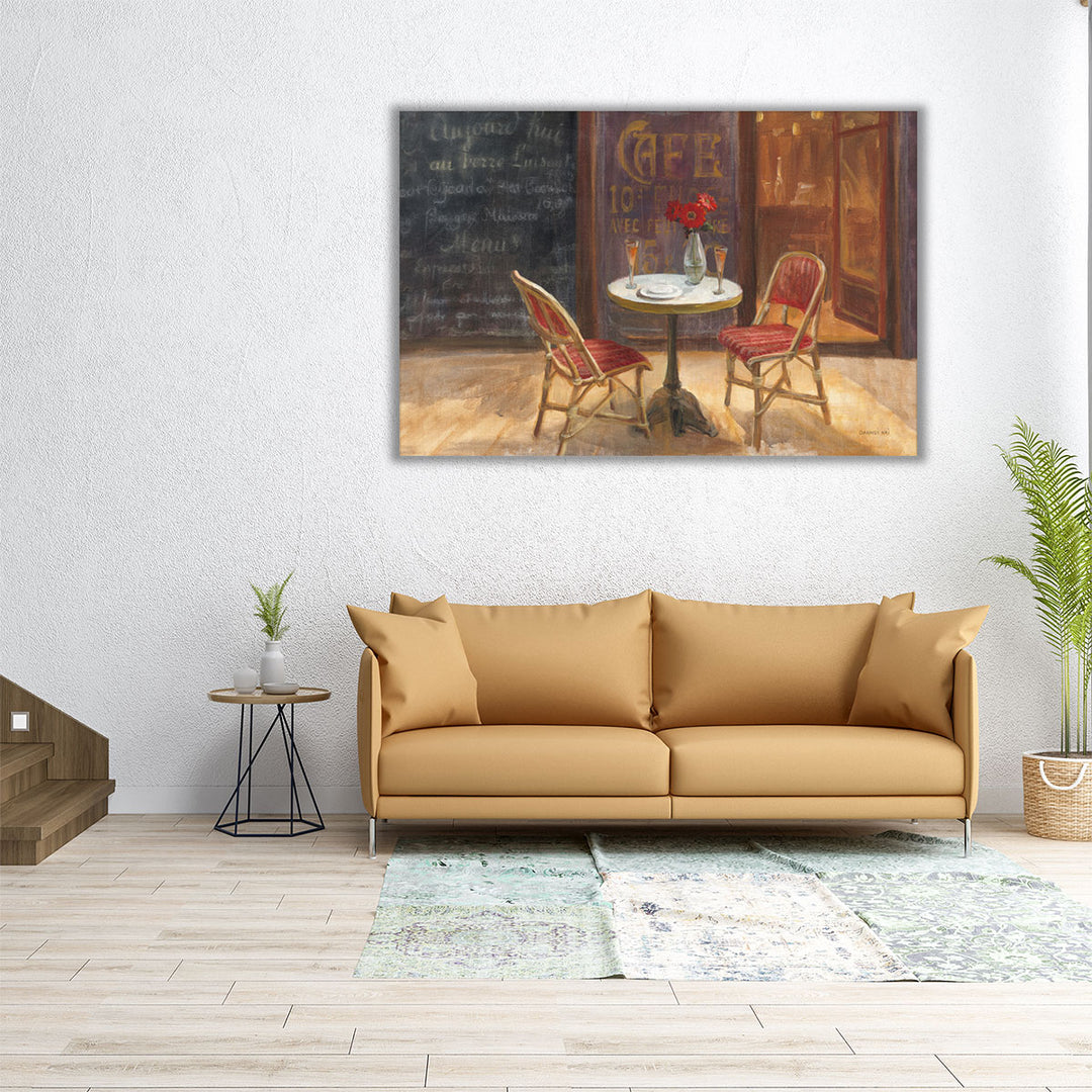 Cafe a Deux - Canvas Print Wall Art