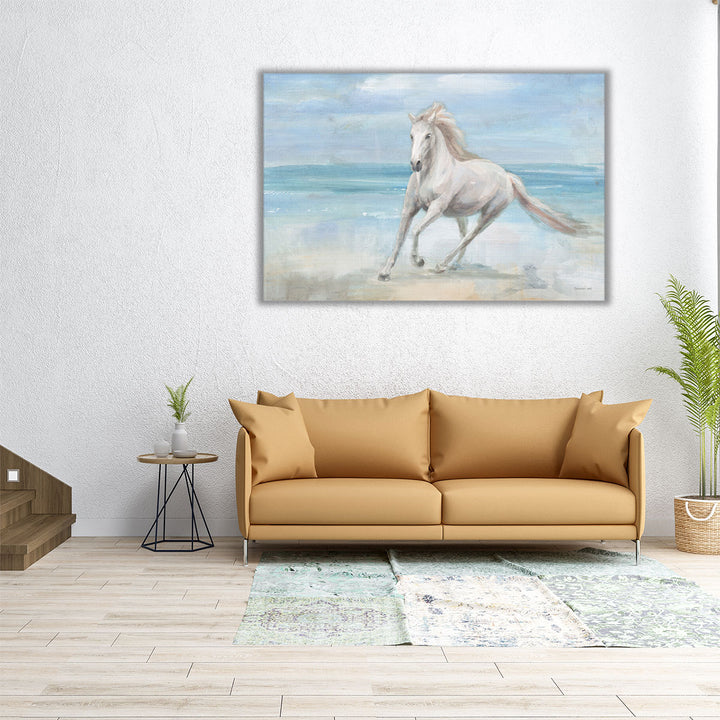 Gallop on the Beach - Canvas Print Wall Art