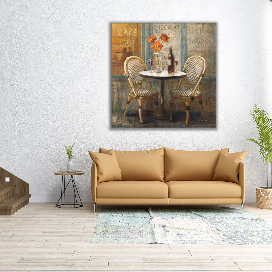 Meet Me at Le Cafe I - Canvas Print Wall Art