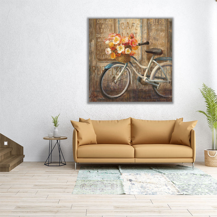 Meet Me at Le Cafe II - Canvas Print Wall Art