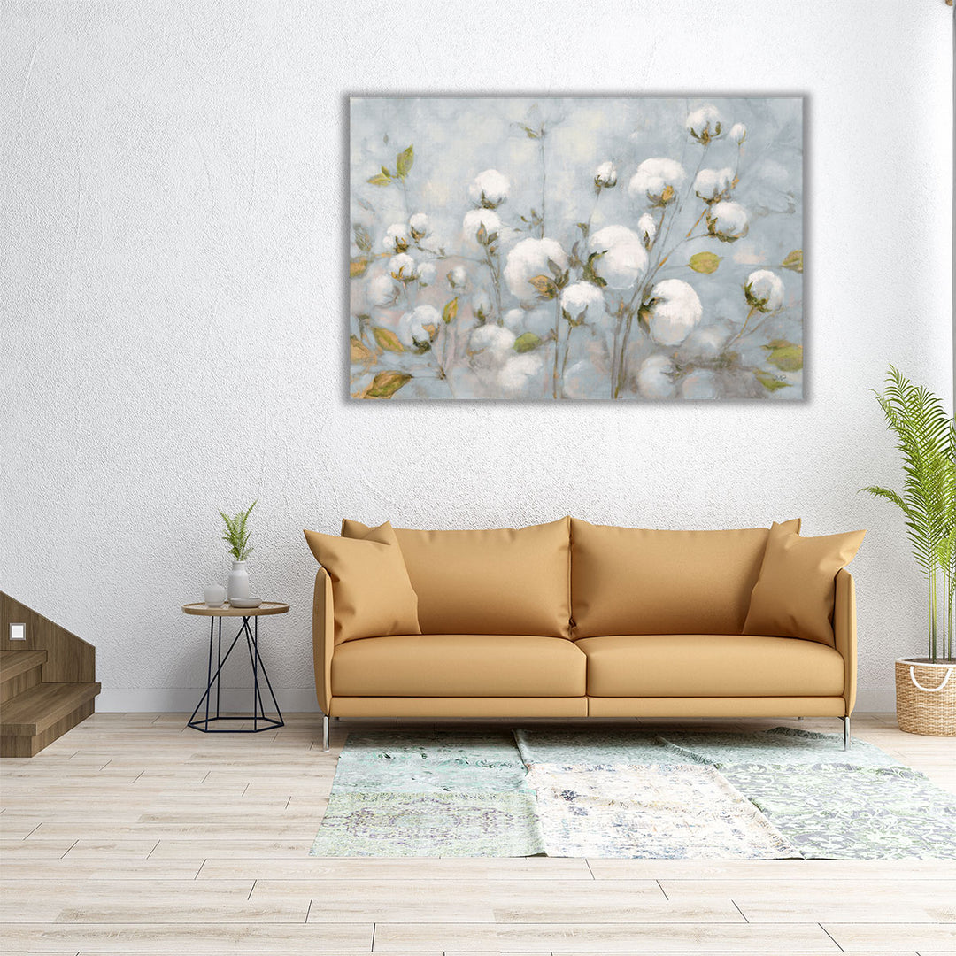 Cotton Field - Canvas Print Wall Art