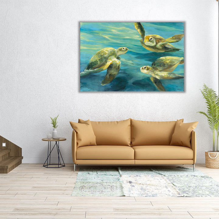 Sea Turtles - Canvas Print Wall Art