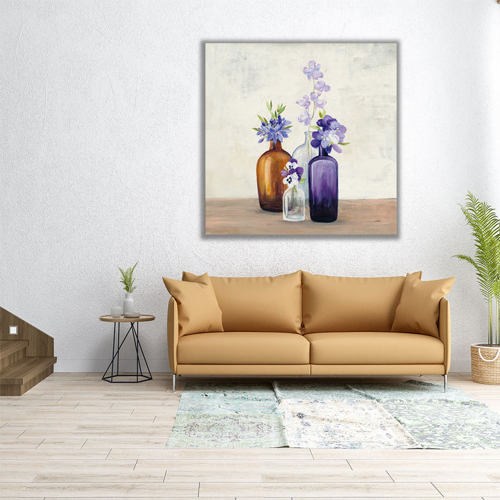 Windowsill Garden II - Canvas Print Wall Art