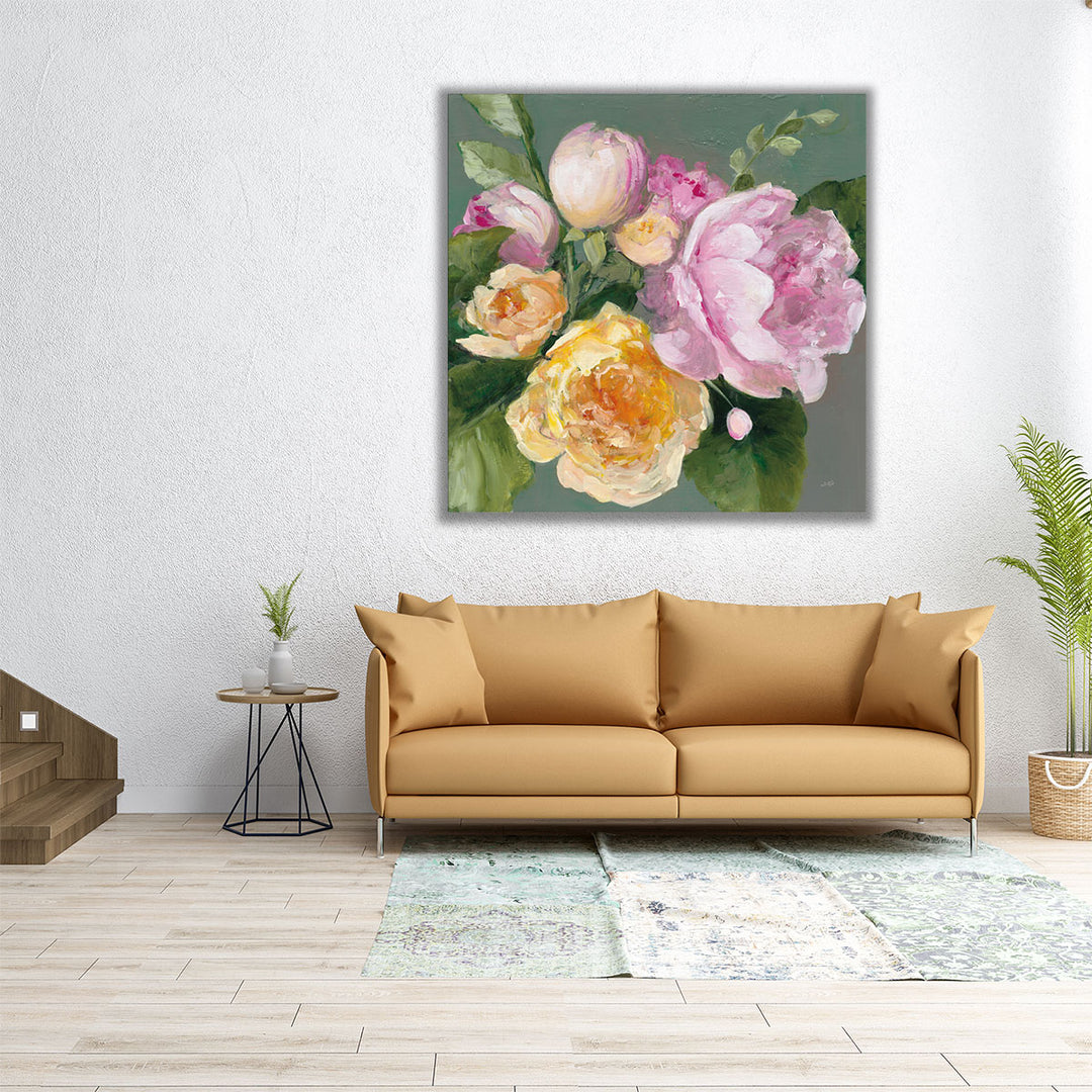 June Bouquet - Canvas Print Wall Art