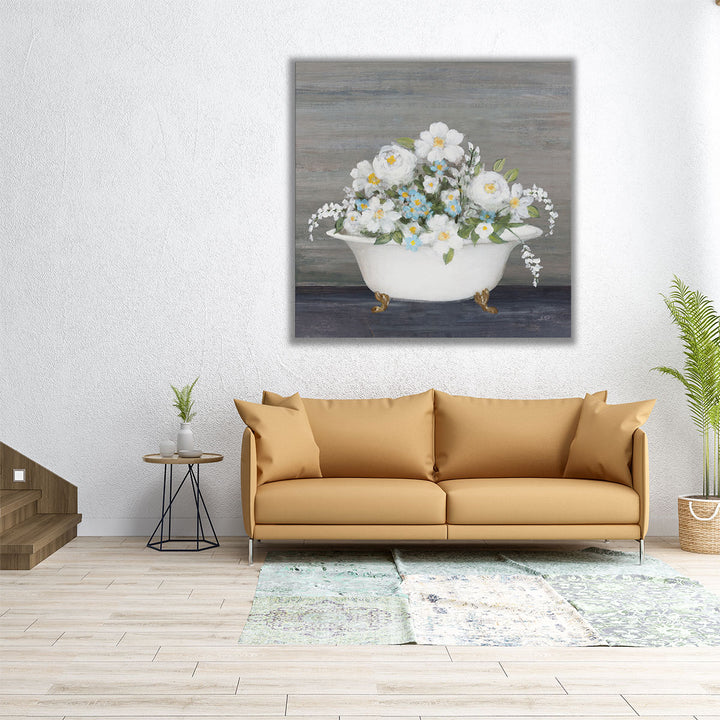 Blooming Bath - Canvas Print Wall Art