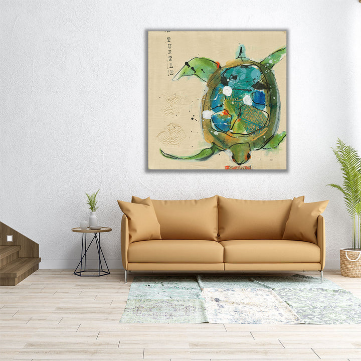 Chentes Turtle Light - Canvas Print Wall Art