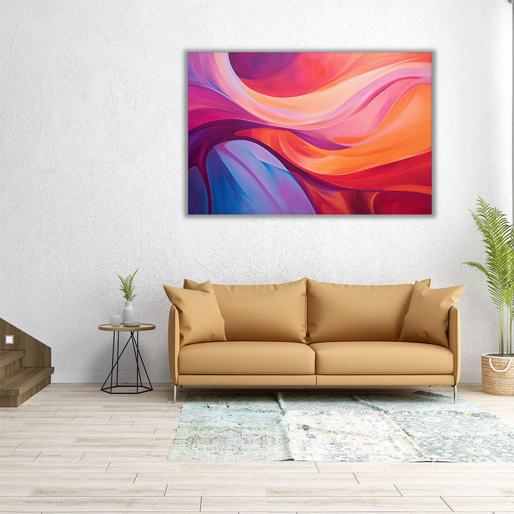 Fiery Melody - Canvas Print Wall Art