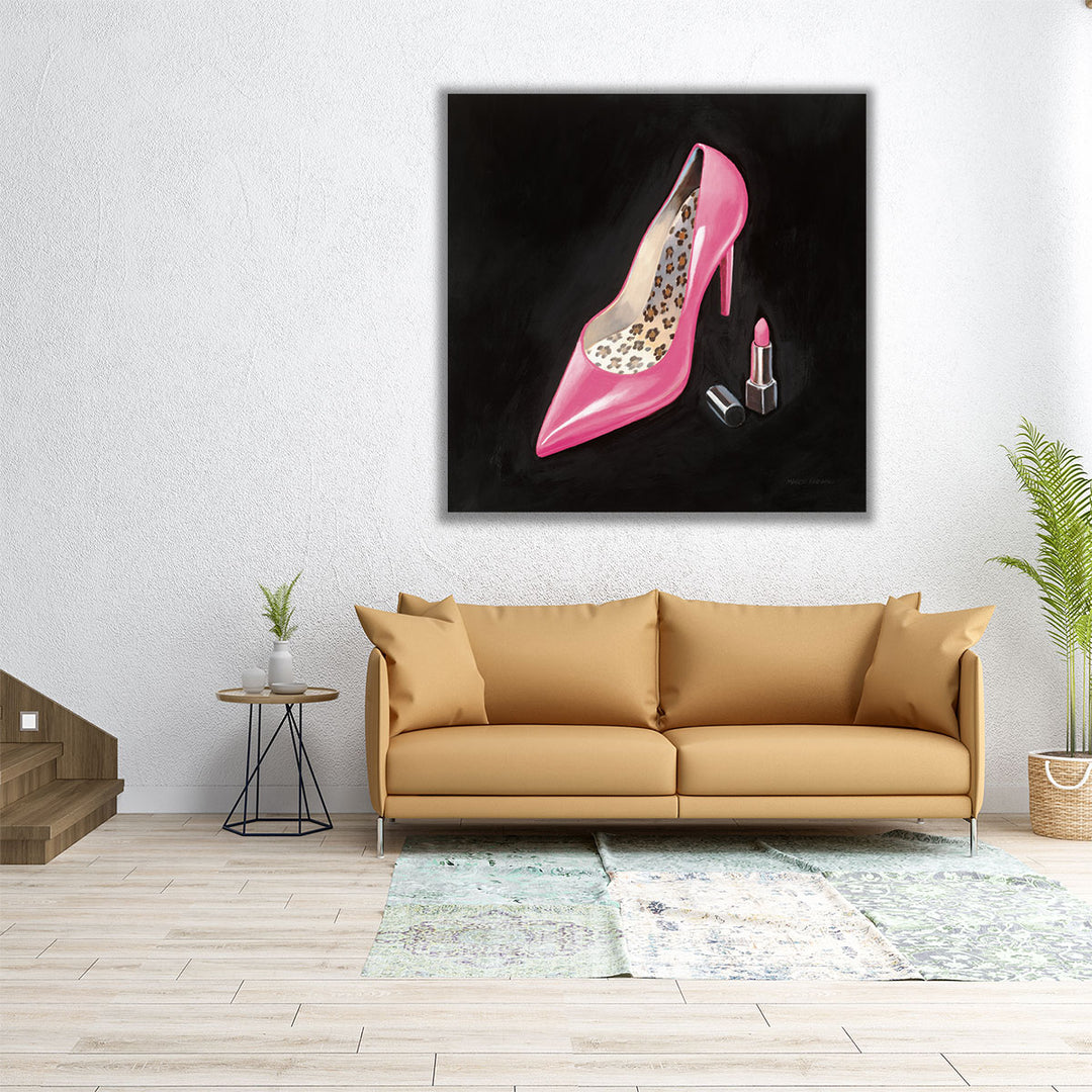 The Pink Shoe II - Canvas Print Wall Art