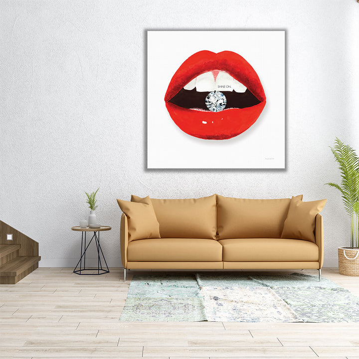 Hot Lips II - Canvas Print Wall Art