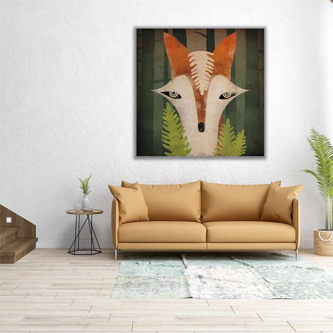 Fern Fox - Canvas Print Wall Art