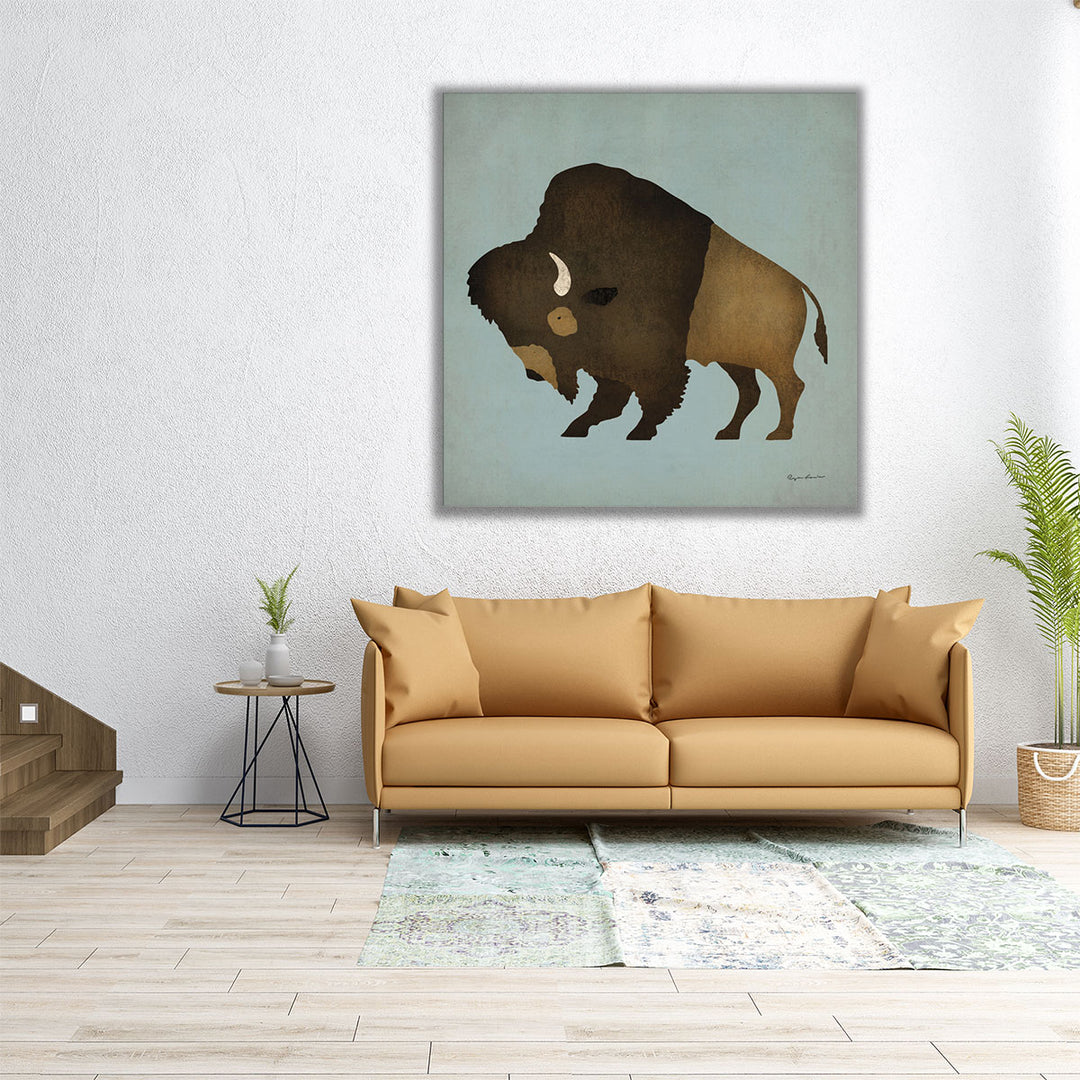 Buffalo Bison I - Canvas Print Wall Art