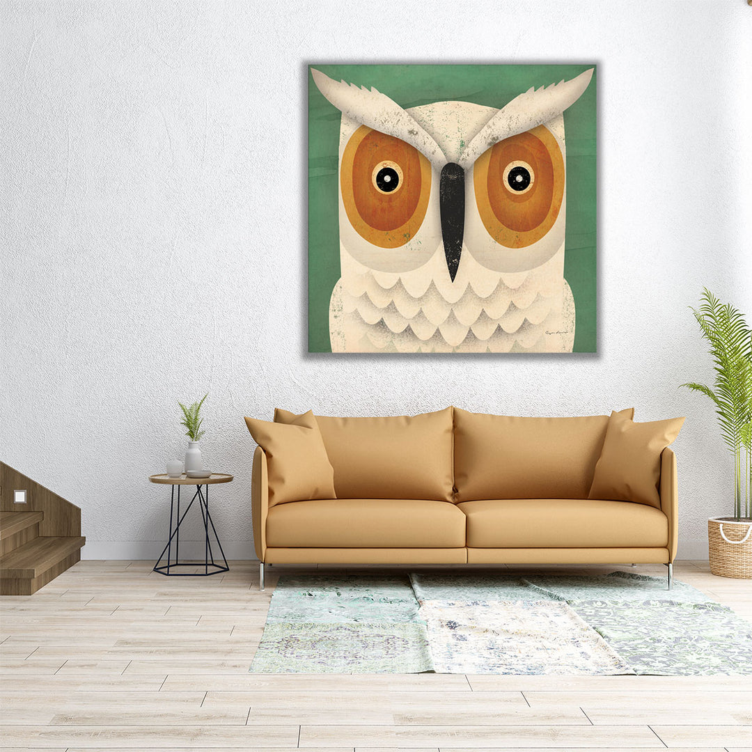 White Owl - Canvas Print Wall Art