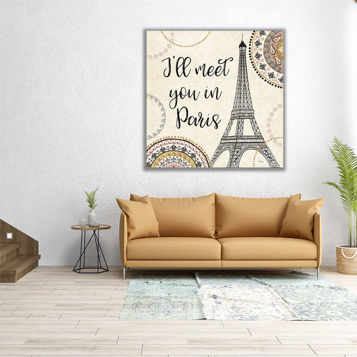 Romance in Paris II - Canvas Print Wall Art