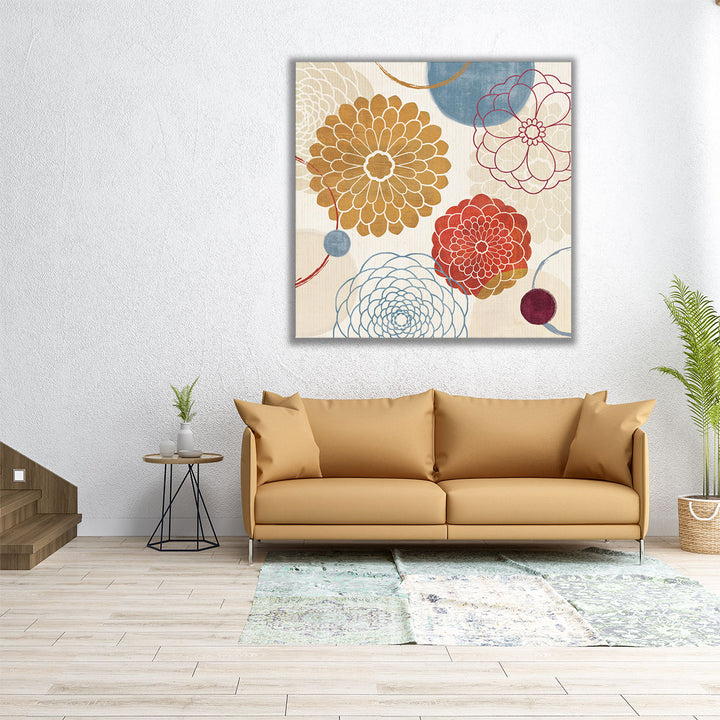 Abstract Bouquet II - Canvas Print Wall Art