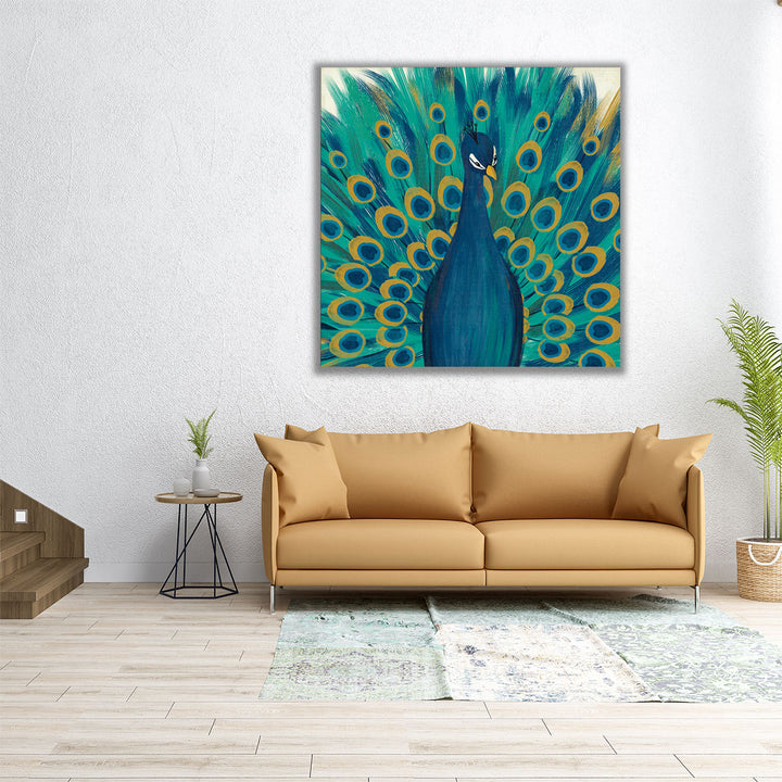 Proud as a Peacock I - Canvas Print Wall Art