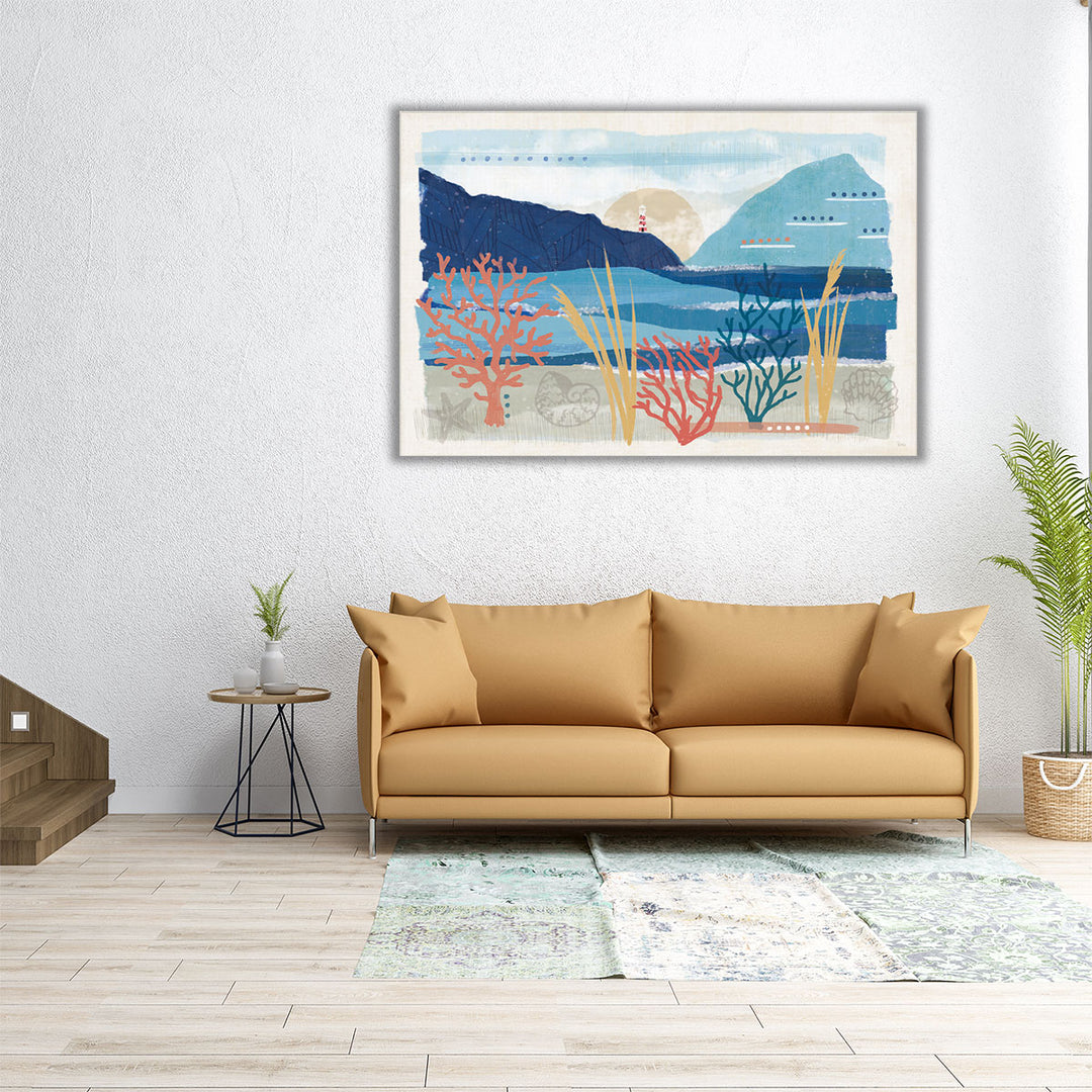 Coastal View I - Canvas Print Wall Art