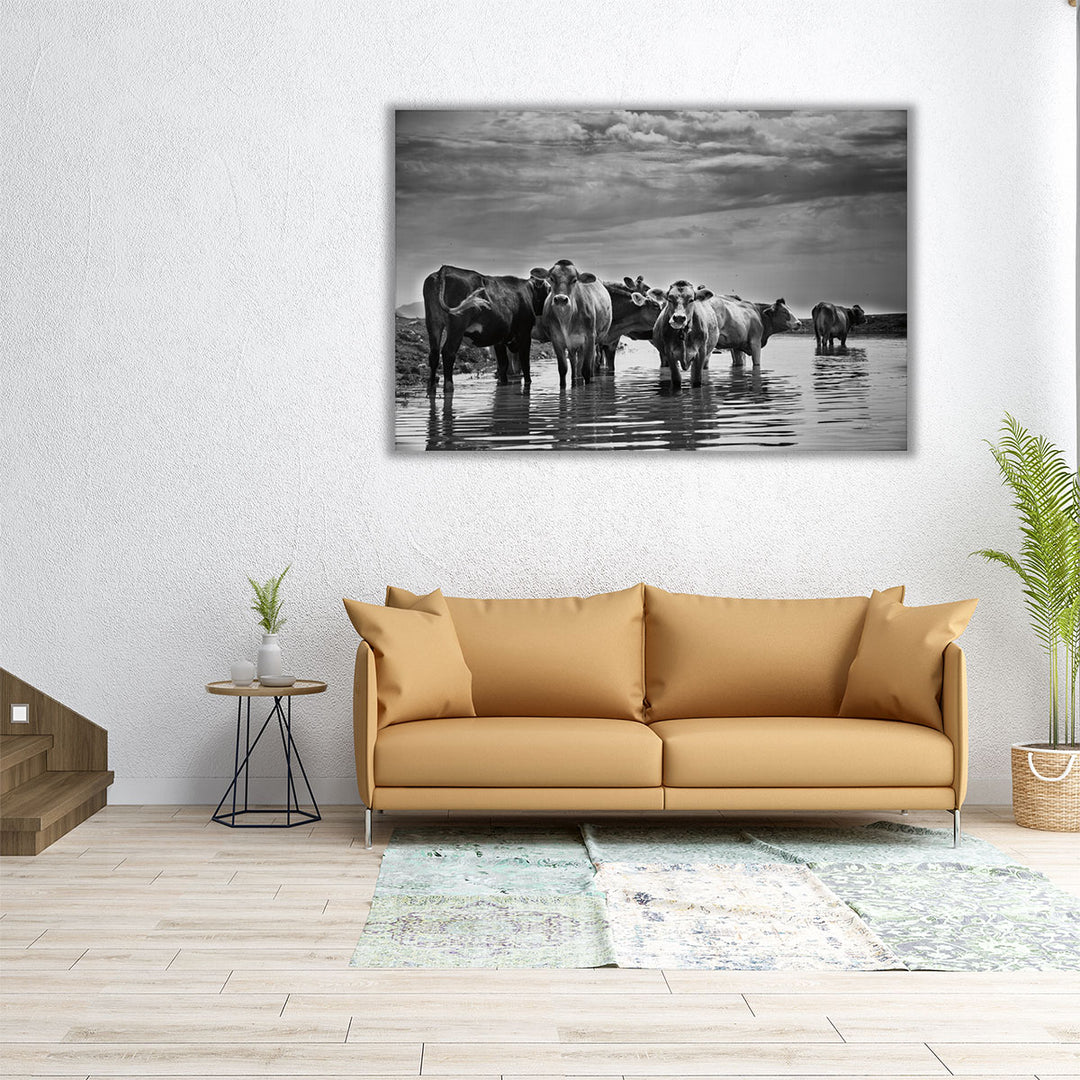 In the River - Canvas Print Wall Art