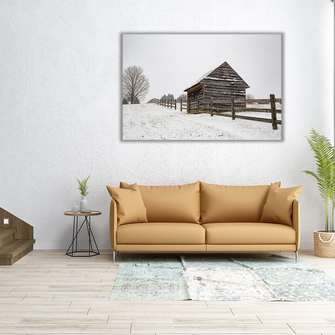 Coming to the Barn - Canvas Print Wall Art