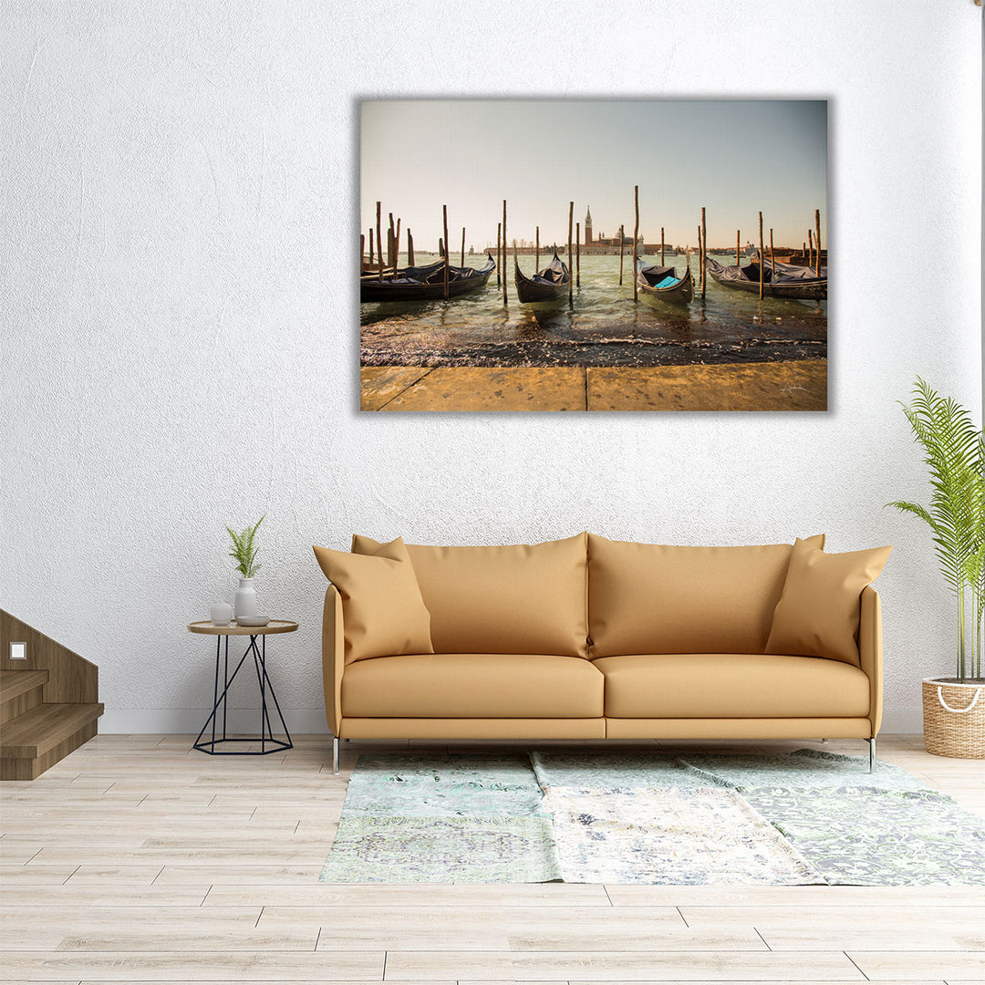 Venice Gondolas - Canvas Print Wall Art