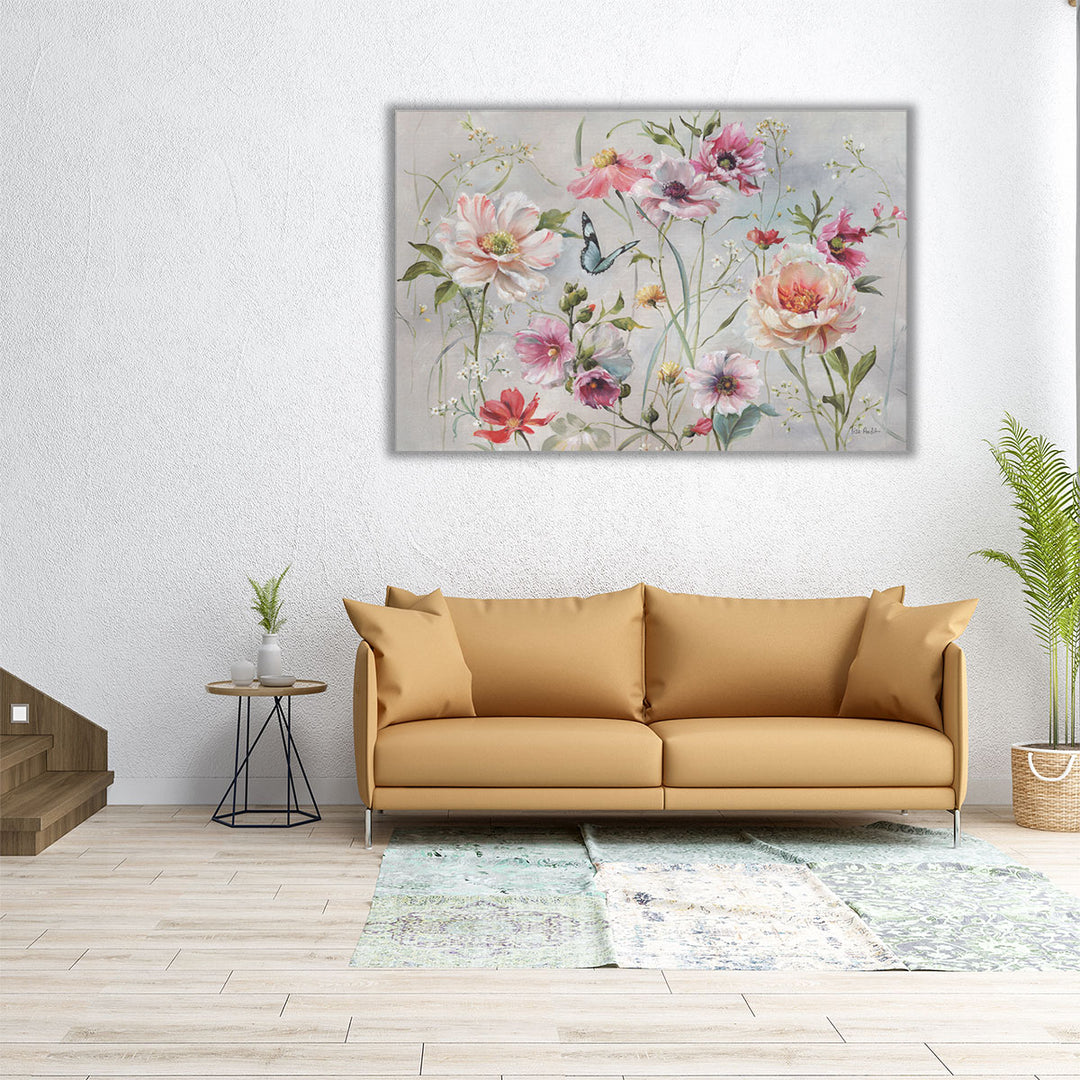 Antique Garden I- Canvas Print Wall Art