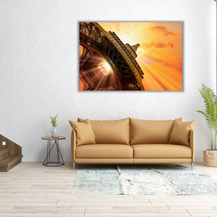 Another Shot of Eiffel Tower Paris, France - Canvas Print Wall Art