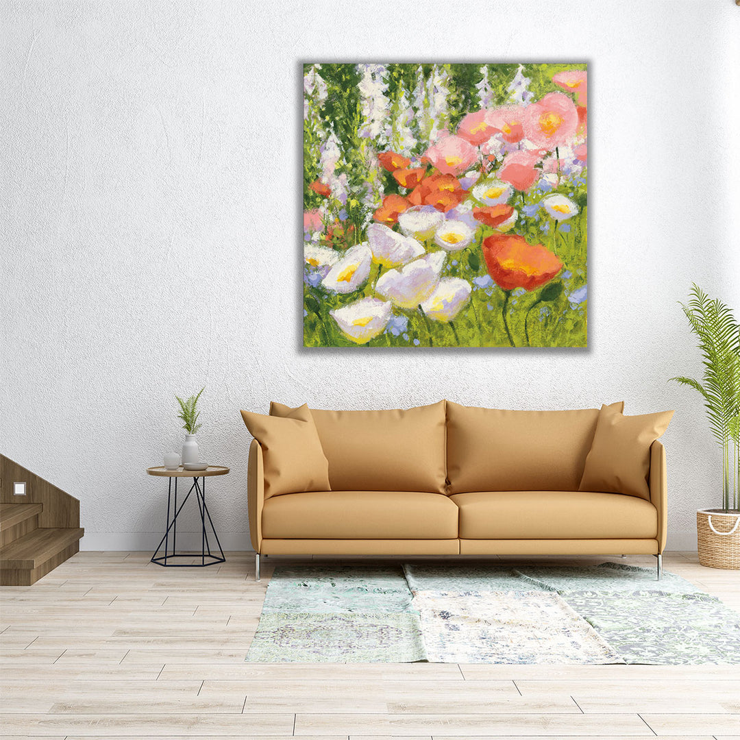 Garden Pastels II - Canvas Print Wall Art