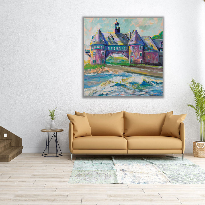 Coastal Towers - Canvas Print Wall Art