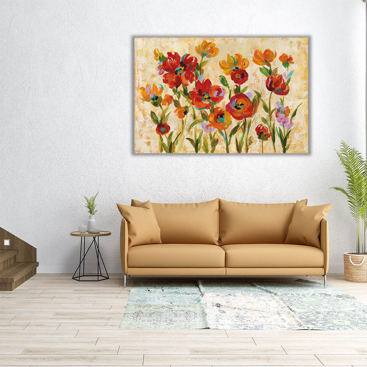 July in the Garden I - Canvas Print Wall Art