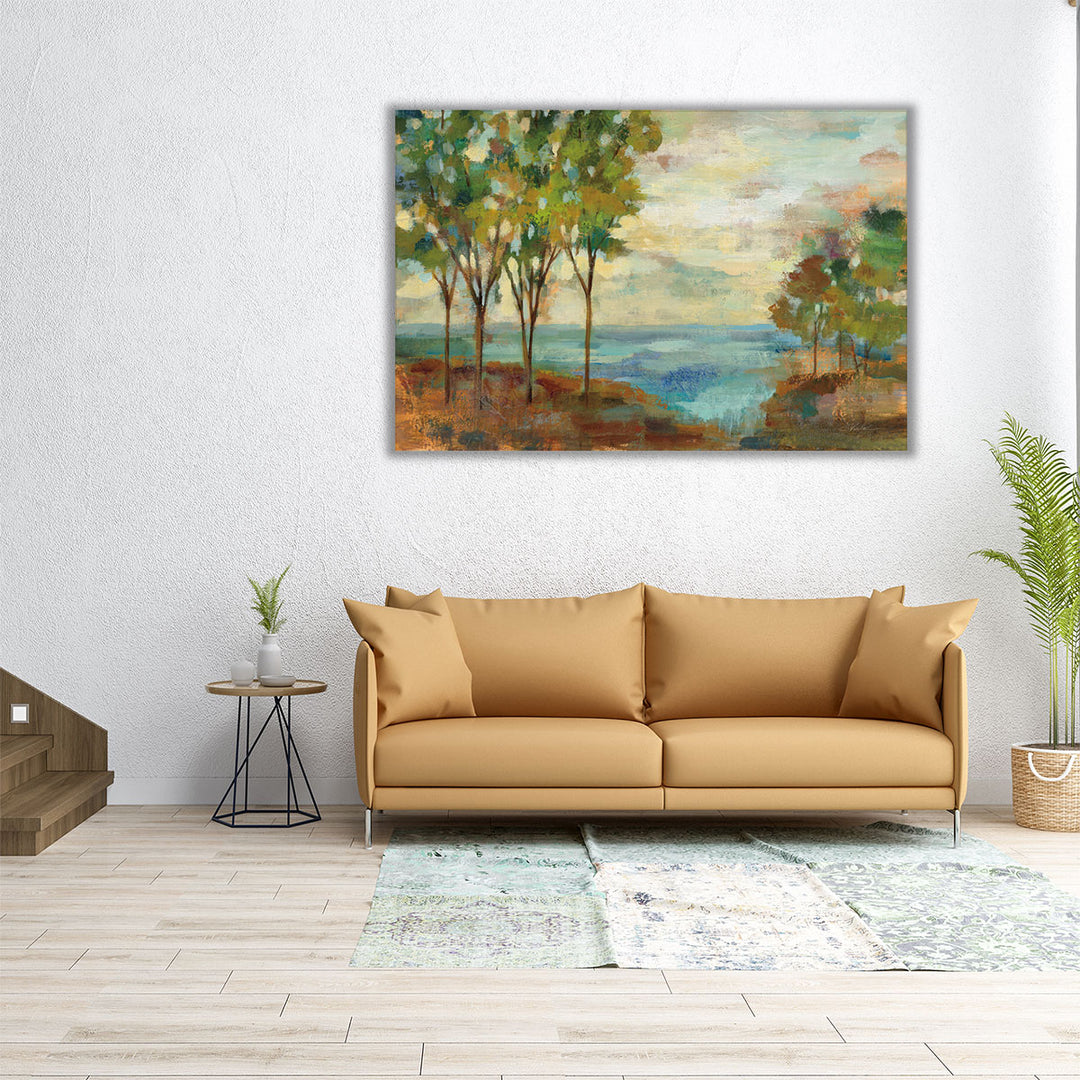 View of the Lake - Canvas Print Wall Art