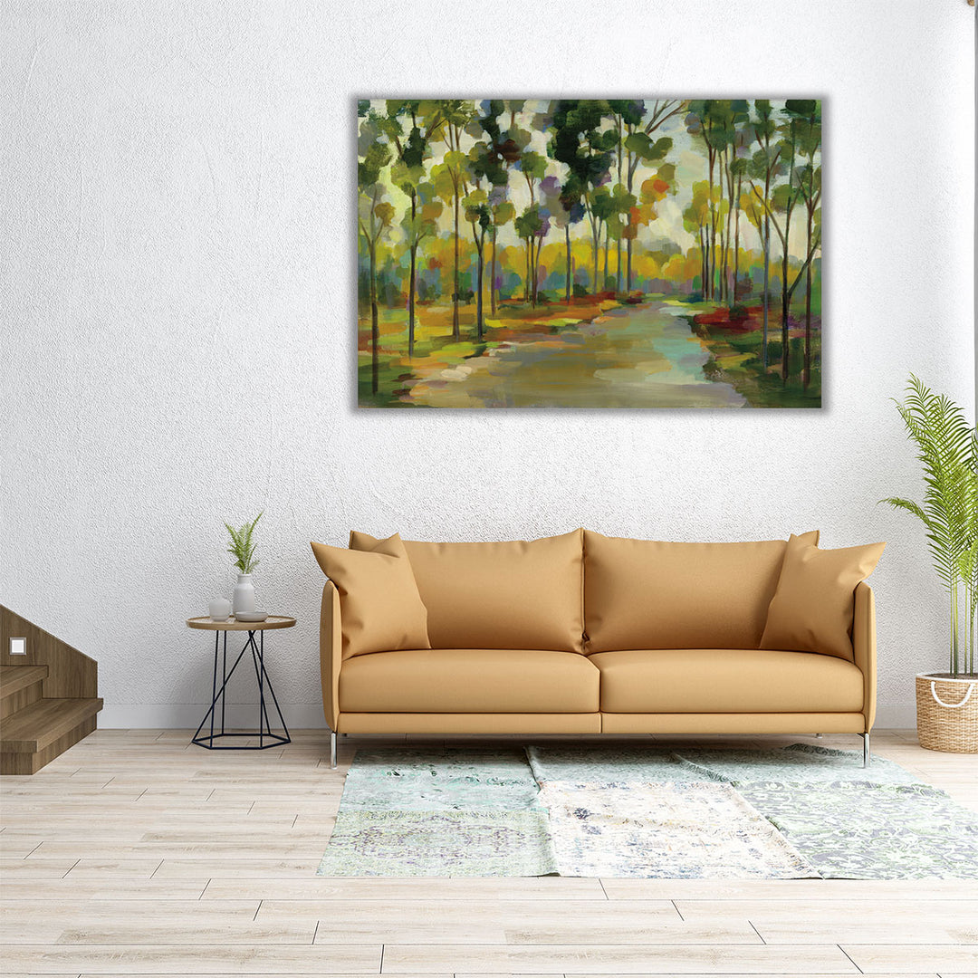 Path in the Forest - Canvas Print Wall Art