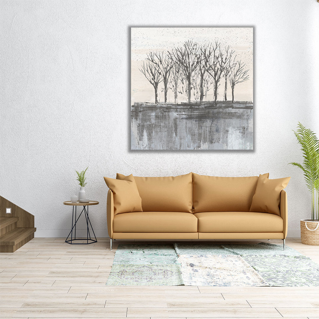 Trees at Dawn II - Canvas Print Wall Art