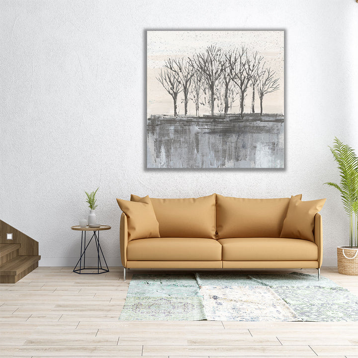 Trees at Dawn II - Canvas Print Wall Art