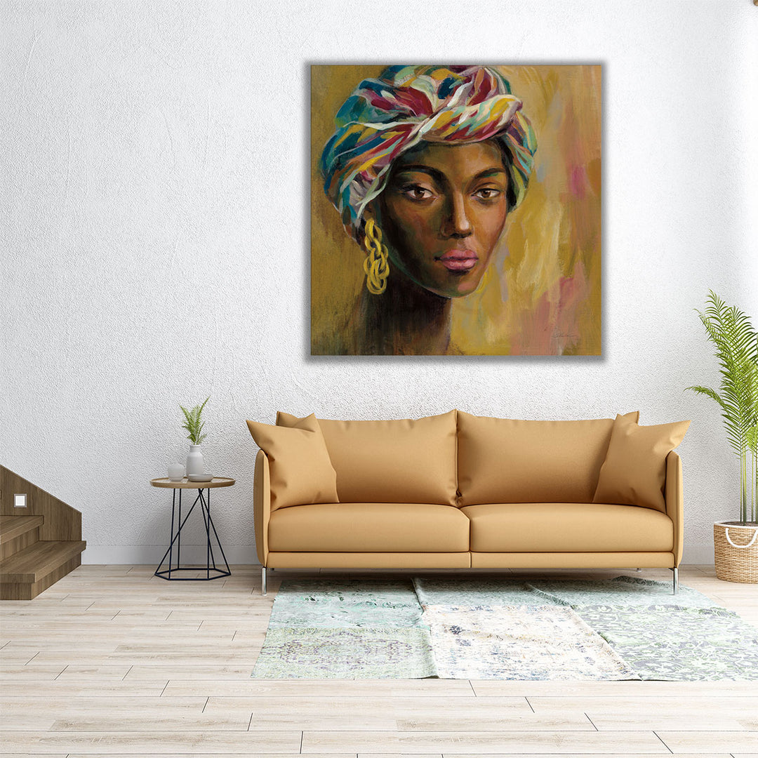 African Face I - Canvas Print Wall Art