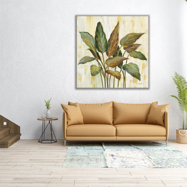 Fall Greenhouse Leaves - Canvas Print Wall Art