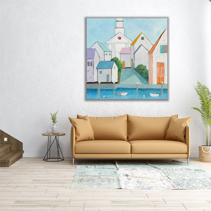 Harbor Town III - Canvas Print Wall Art