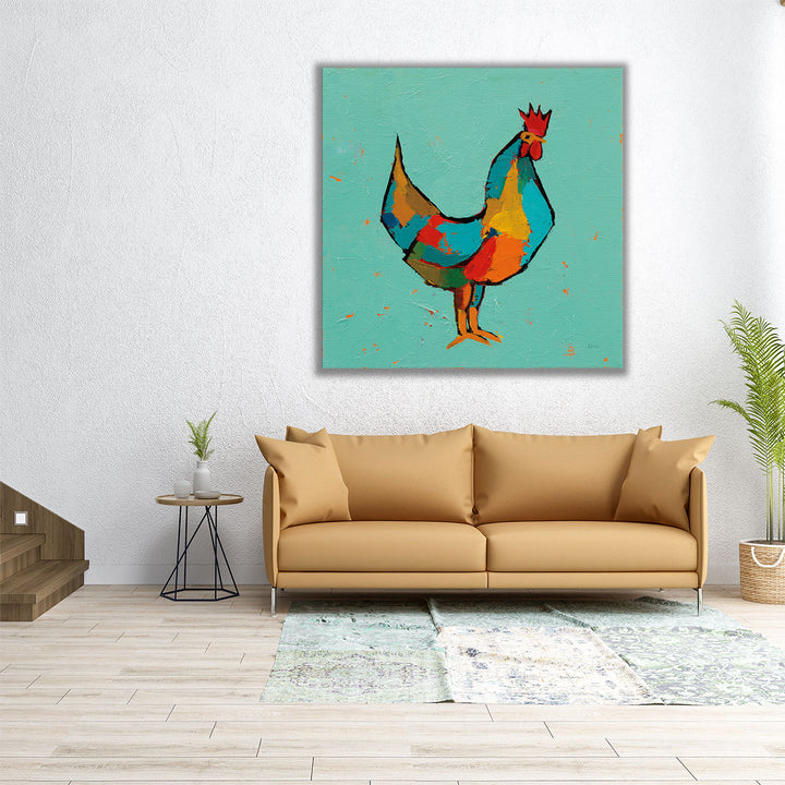 The Strutter - Canvas Print Wall Art