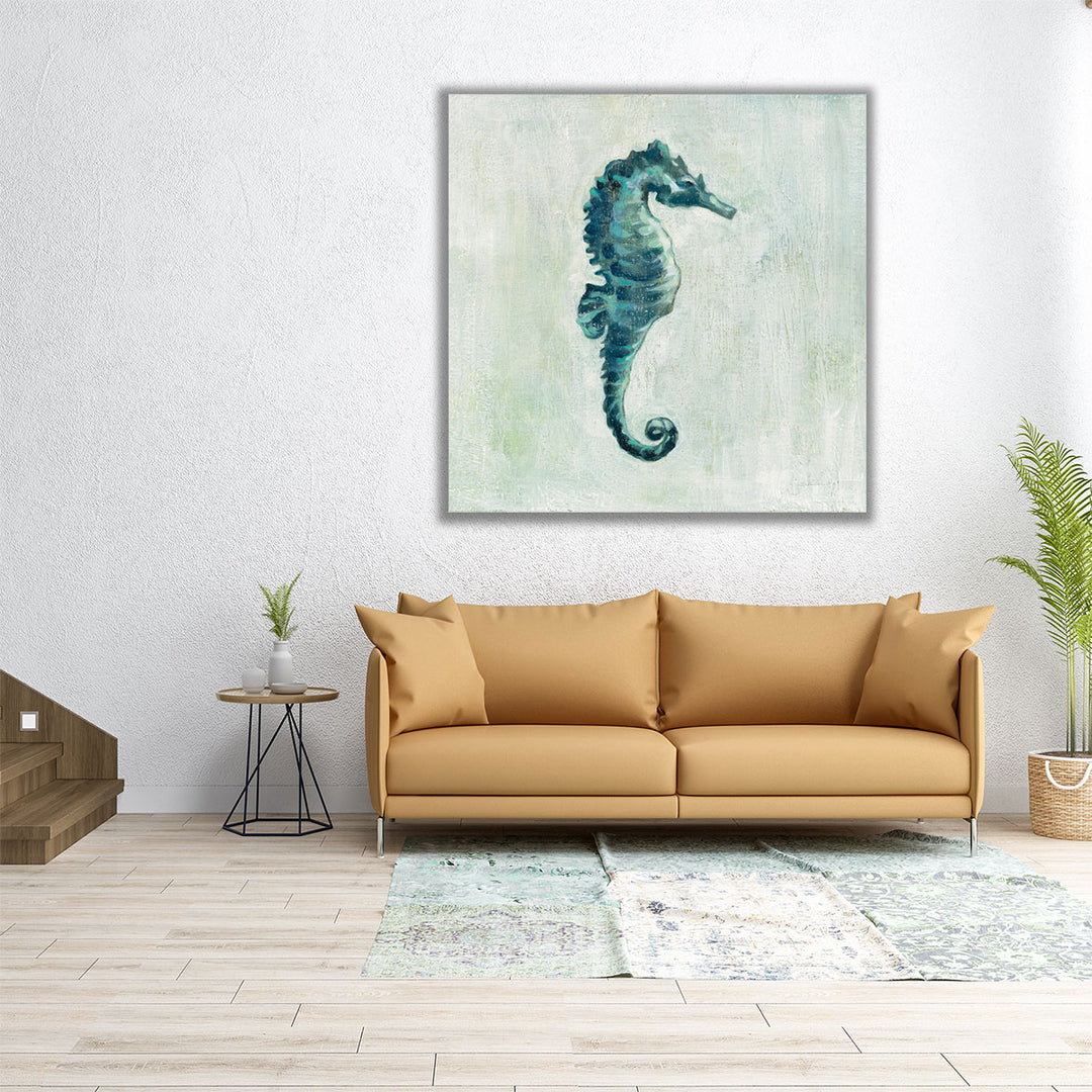 Indigo Sea Life I - Canvas Print Wall Art