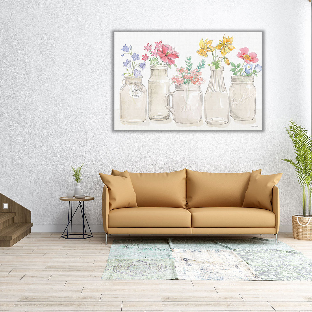 Peaceful Petals I - Canvas Print Wall Art