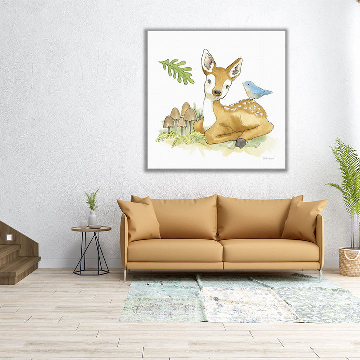 Baby Woodland III - Canvas Print Wall Art