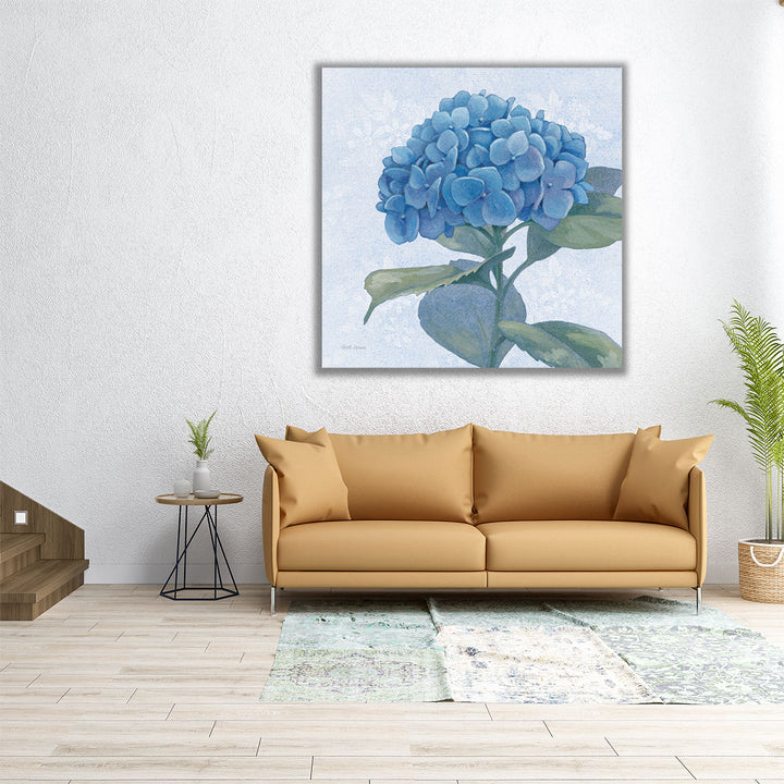 Blue Hydrangea IV - Canvas Print Wall Art