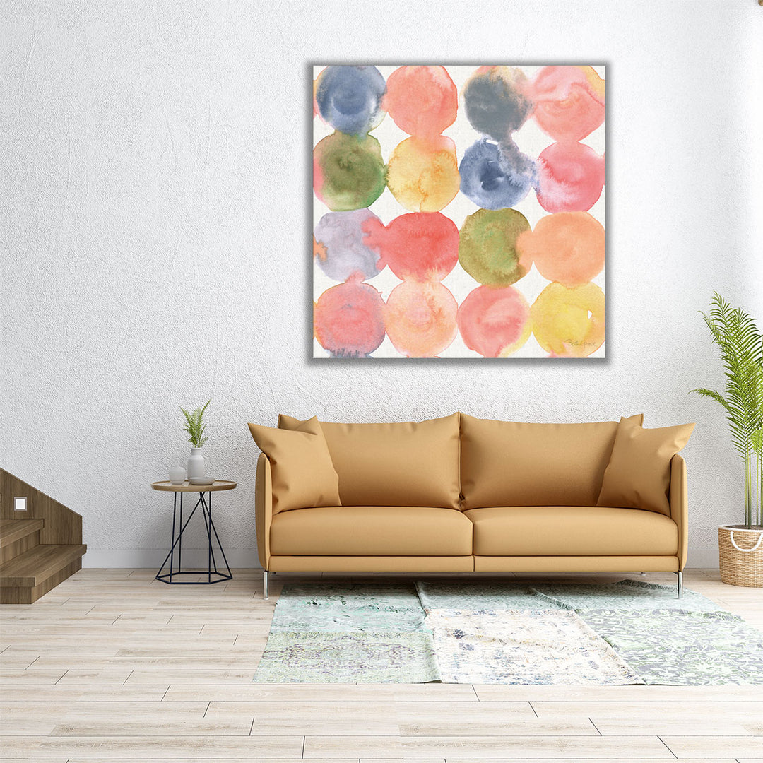 Floral Focus Pattern VIII - Canvas Print Wall Art