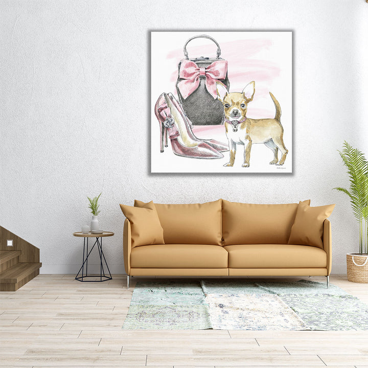 Glamour Pups I - Canvas Print Wall Art