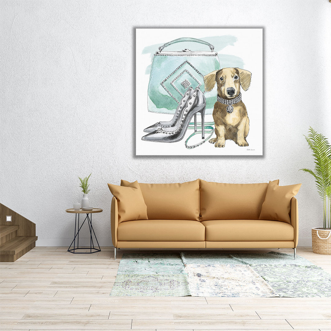 Glamour Pups III - Canvas Print Wall Art