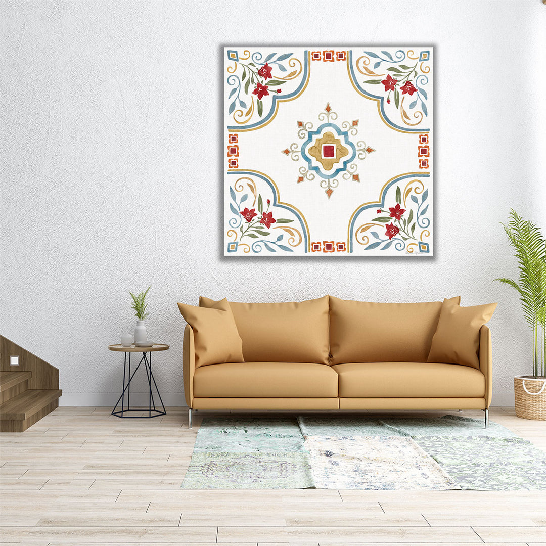 Mediterranean Motif III - Canvas Print Wall Art