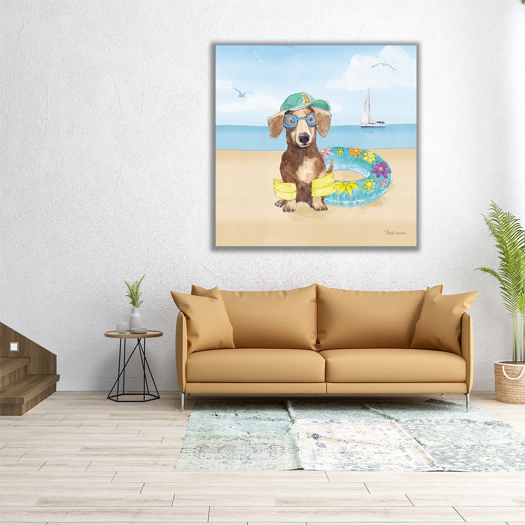 Summer Paws III - Canvas Print Wall Art