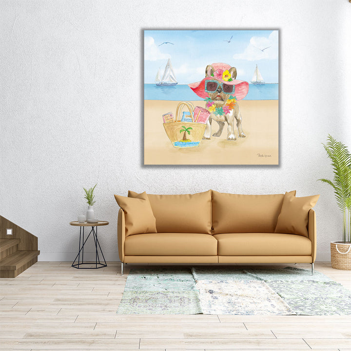 Summer Paws IV - Canvas Print Wall Art