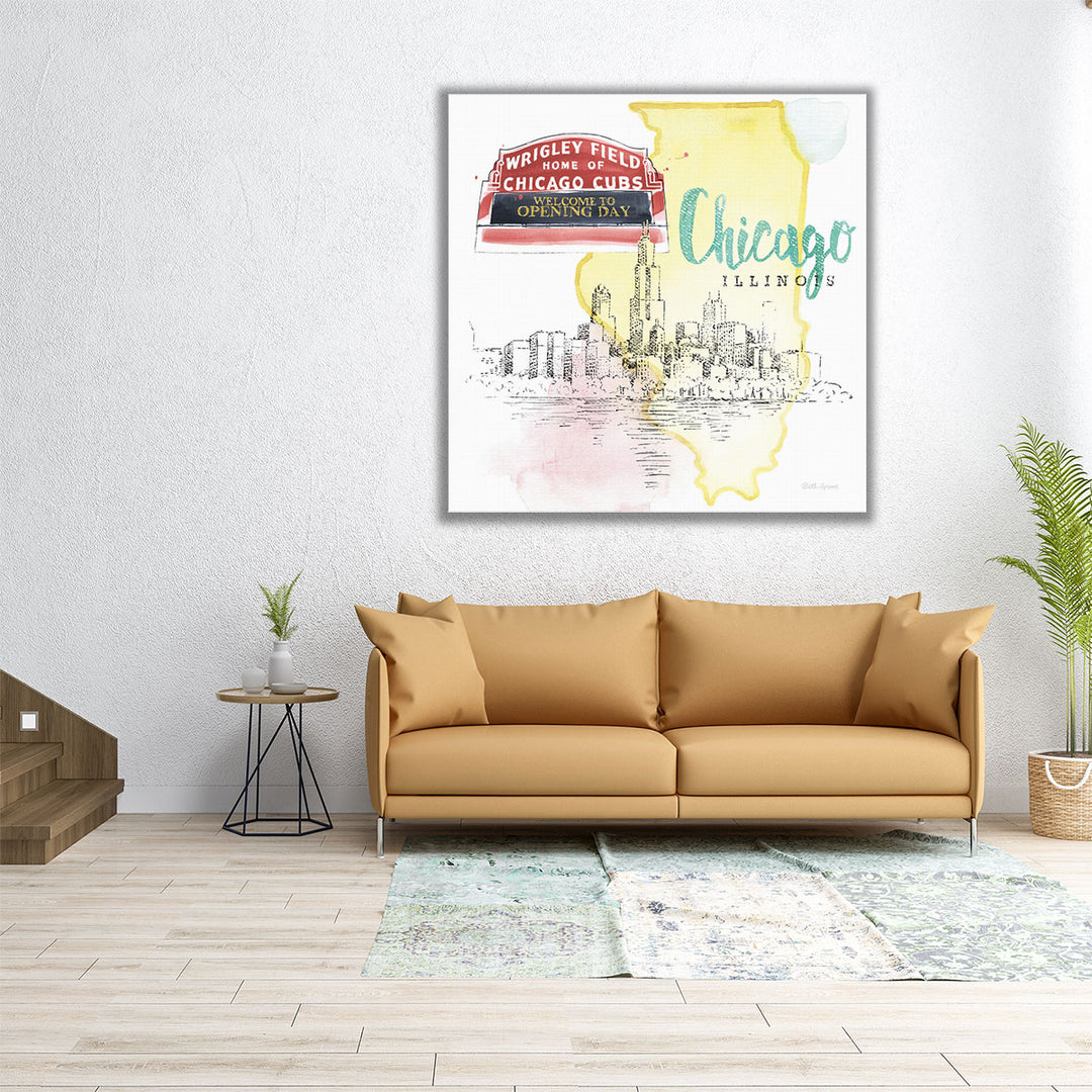 US Cities II - Canvas Print Wall Art