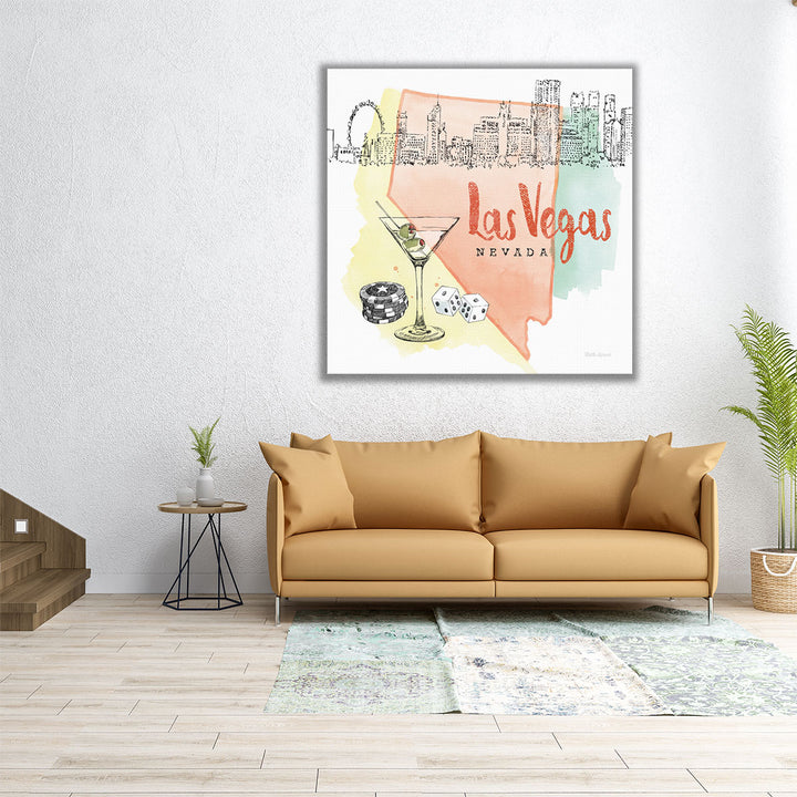 US Cities III - Canvas Print Wall Art