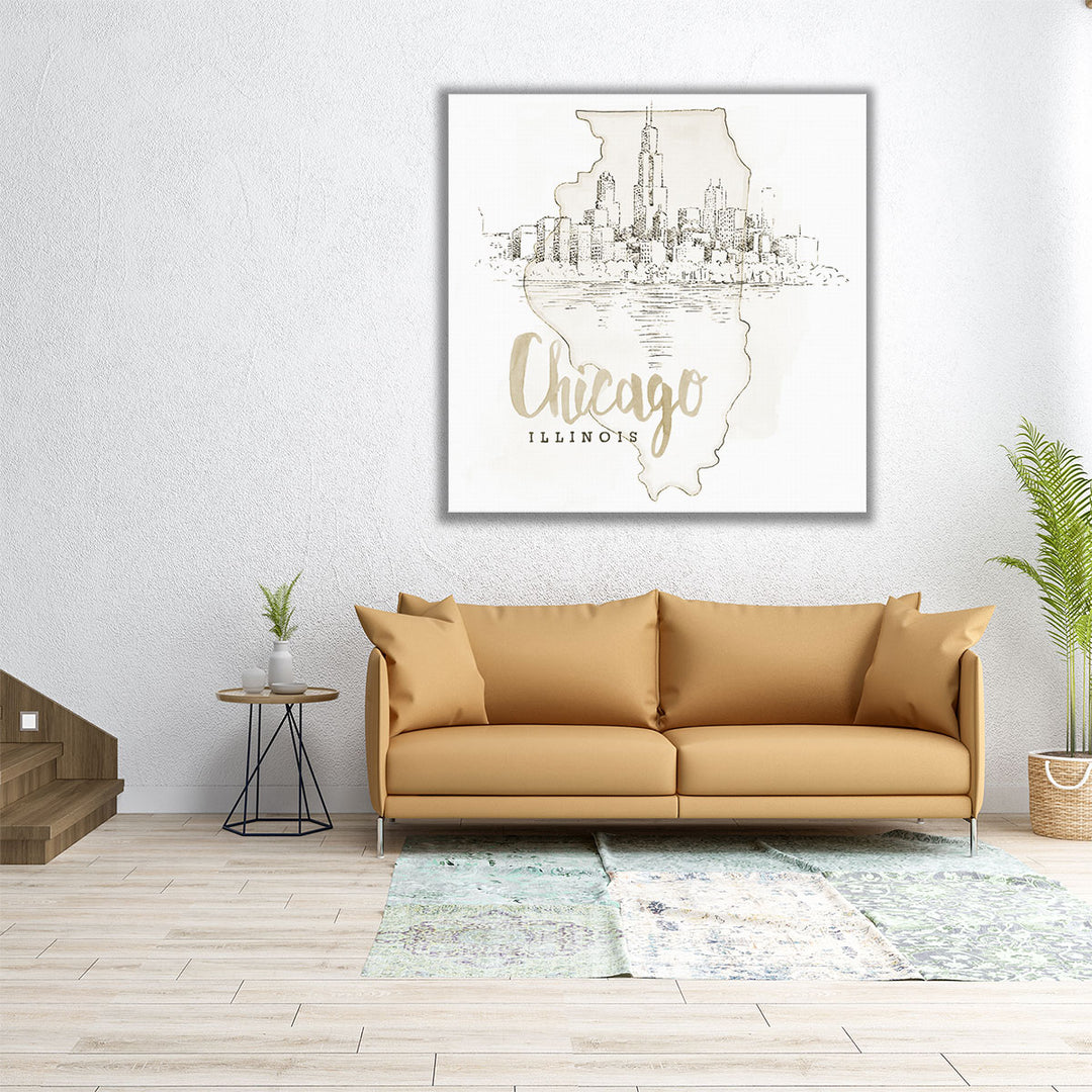 US Cities VI - Canvas Print Wall Art