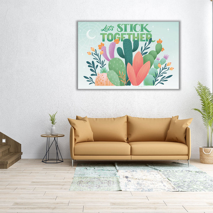 Cactus Garden I - Canvas Print Wall Art